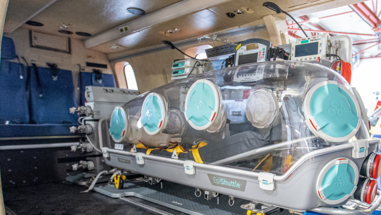 Em apenas nove dias Super Puma é equipado para transportar pacientes com COVID-19 no norte da Noruega