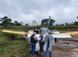 CIOPAER utiliza avião para entregar medicamentos e equipamentos no interior do Acre