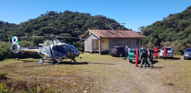 Bombeiros e PM localizam pessoas perdidas na mata que tentavam localizar drone acidentado