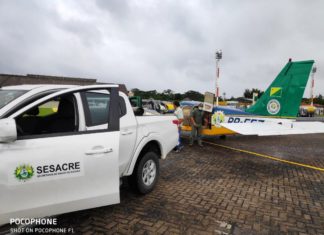 Aviões da Segurança Pública transportam equipamentos e insumos hospitalares para ajudar no combate ao COVID-19