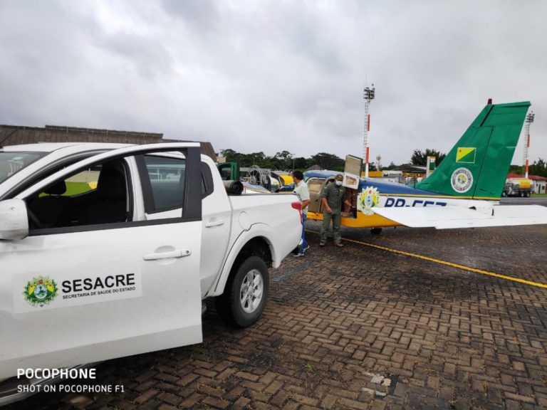 Aviões da Segurança Pública transportam equipamentos e insumos hospitalares para ajudar no combate ao COVID-19