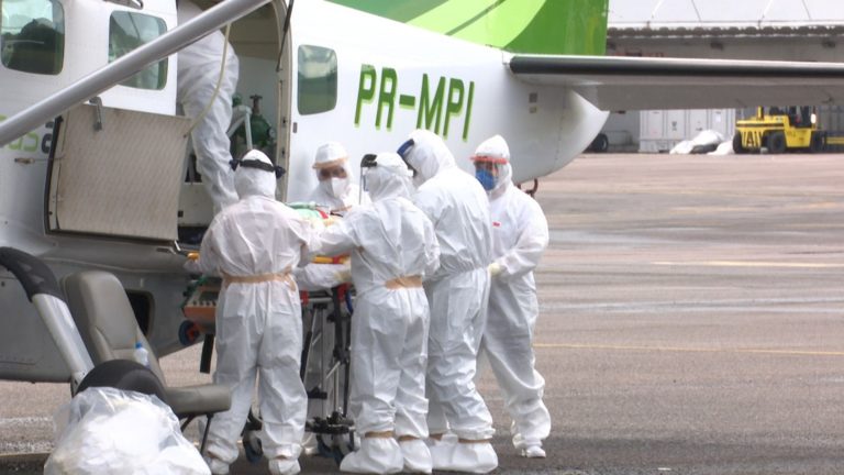 UTI aérea contratada pela Secretaria de Saúde do Amazonas realizou seis remoções de casos de COVID-19