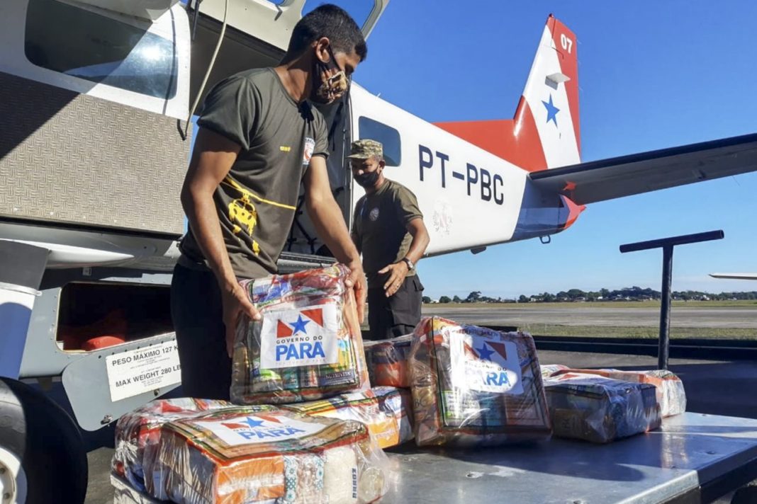 Trabalho do Grupamento Aéreo do Pará é decisivo no combate ao COVID-19. Foto: Divulgação