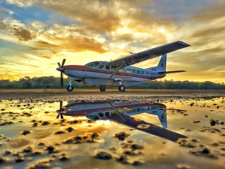 Aviões do GRAESP são usados para transportar pacientes, equipamentos e insumos hospitalares no Pará
