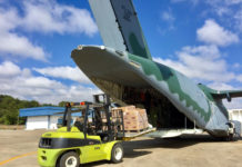 Aviões da FAB transportam mais de 25 toneladas de equipamentos e insumos hospitalares para Manaus