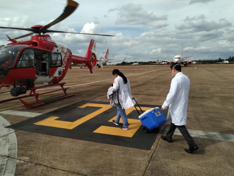 Órgãos de Saúde, FAB e Bombeiros unem esforços e transportam coração de Campo Grande para Brasília