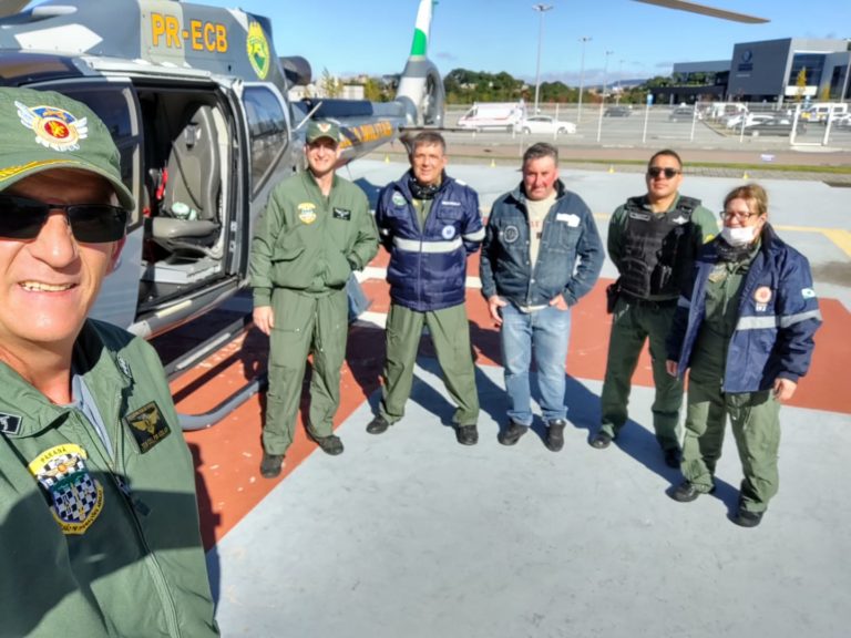 Depoimento emocionado de vítima torna especial o dia de trabalho dos Falcões do Paraná