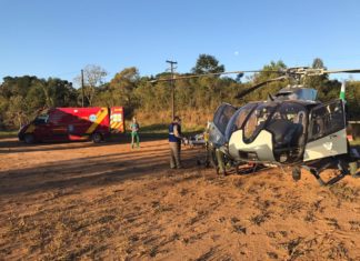 Em quatros dias, aeronaves da PM resgatam pessoas, transportam órgãos e levam vacinas a municípios do Paraná