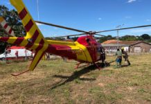 Bombeiros e SAMU resgatam menino de 2 anos afogado em córrego no Jardim Botânico, em Goiânia