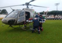 Idoso que sofreu queda de árvore é resgatado por equipes do SAMU e do BAPM em Painel, SC