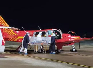 Corpo de Bombeiros do MS transporta brasileiro com COVID-19 da Bolívia para Campo Grande