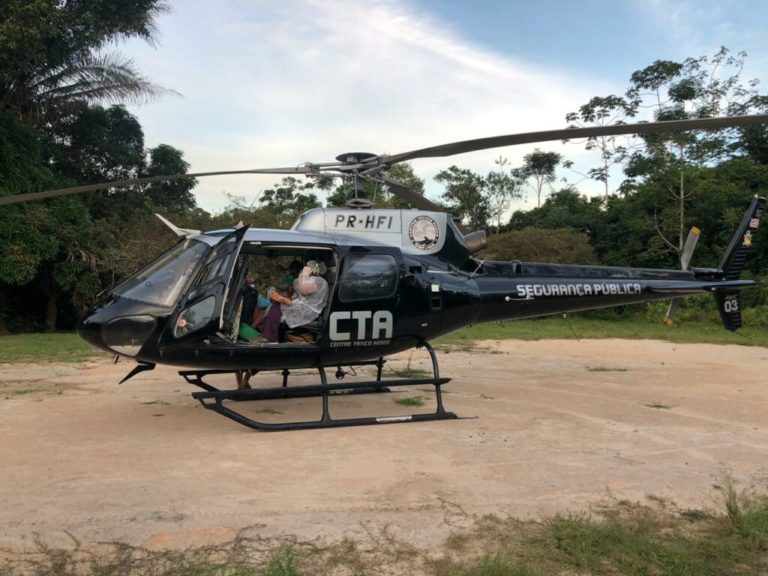 Ação rápida da FT-Vida e do Centro Tático Aéreo salva indígena em trabalho de parto no Maranhão
