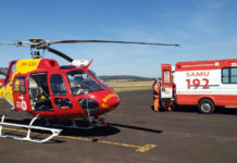 Bombeiros e SAMU socorrem vítima de infarto agudo do miocárdio de Ituiutaba para Uberlândia, MG