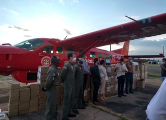 Corpo de Bombeiros transporta equipamentos de São Paulo e Belo Horizonte para Porto Velho, RO