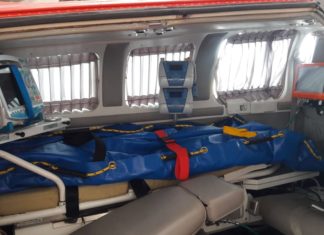 Avião equipado com recursos trabalhistas auxilia bombeiros no combate à COVID-19 em MS