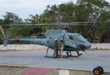 Helicóptero da Marinha transporta menino de dois anos da Comunidade Corixão para Corumbá, MS