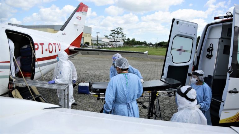 UTIs Aéreas e Móveis atuam na transferência de pacientes com COVID-19 no Maranhão