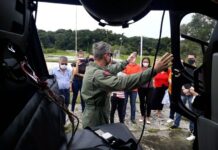 Enfermeiros da Central de Transplante da Paraíba recebem instrução de transporte de órgão em helicóptero