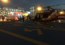 Vítima de queda em cachoeira é resgatada por bombeiros e SAMU no bairro Monte Verde, em Florianópolis