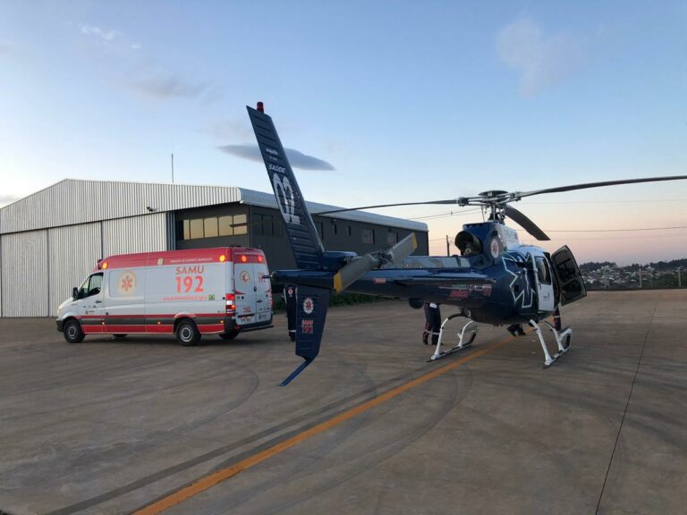 Equipes do CONSAMU resgatam vítima de acidente com bicicleta em Cascavel, PR
