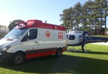 Dois pacientes são transportados no mesmo dia pelo serviço aeromédico do SAMU no Oeste do Paraná