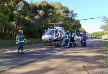 Grave acidente na PR-323 mobiliza equipes de resgate do Corpo de Bombeiros e do SAMU