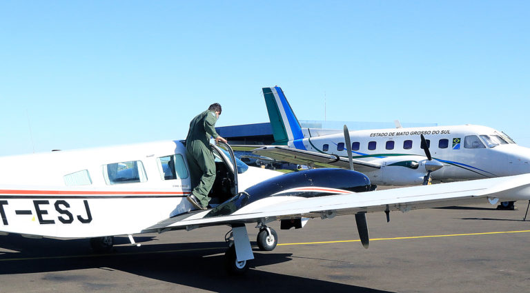 Aviões da Casa Militar do MS transportam pacientes que precisam realizar transplantes de órgãos