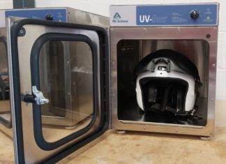 Cornwall Air Ambulance recebe duas câmaras de descontaminação UV para capacetes de voo