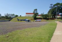 Equipe aeromédica do CONSAMU transporta idosa de Terra Roxa para Hospital Universitário, em Cascavel