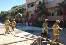 Helicóptero do Corpo de Bombeiros do Distrito Federal acidentou-se em Vicente Pires