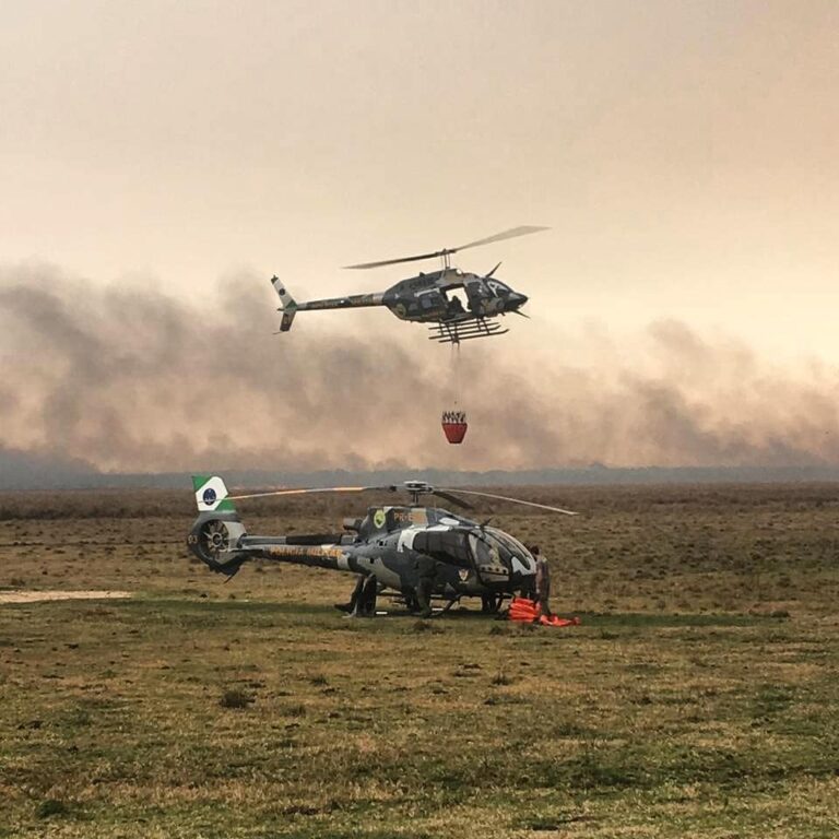 A utilização de aeronaves de asas rotativas no suporte às operações de combate a incêndios florestais