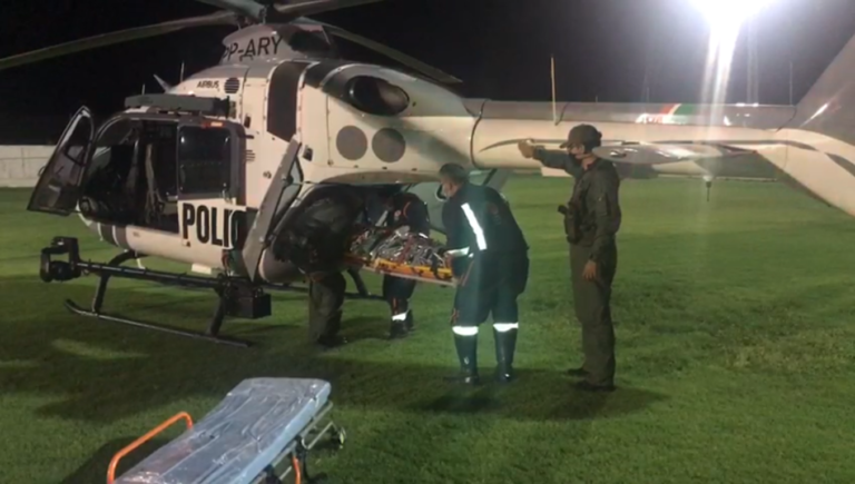 Operação noturna possibilita o transporte aeromédico de pacientes de Mombaça e Boa Viagem no Ceará