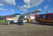 Corpo de Bombeiros de Minas Gerais transporta paciente idosa diagnosticada com COVID-19