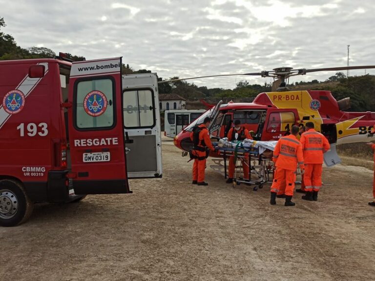 Batalhão de Operações Aéreas do Corpo de Bombeiros realizou diversos atendimentos aeromédicos nos últimos dias, em Minas Gerais