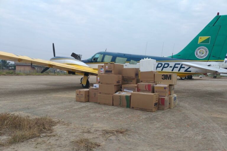 Avião do CIOPAER voou mais de 40 horas transportando medicamentos e equipamentos no Acre