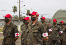 Estrutura especial de saúde é montada pela FAB para exercício operacional em Campo Grande, MS