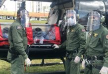 Pacientes com COVID-19 serão transportados em capsula de isolamento nas aeronaves do Centro Tático Aéreo do Maranhão