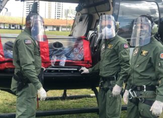 Pacientes com COVID-19 serão transportados em capsula de isolamento nas aeronaves do Centro Tático Aéreo do Maranhão
