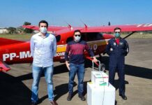 Batalhão de Operações Aéreas transporta órgãos para transplante de Três Barras a Florianópolis, SC