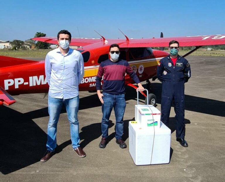 Batalhão de Operações Aéreas transporta órgãos para transplante de Três Barras a Florianópolis, SC