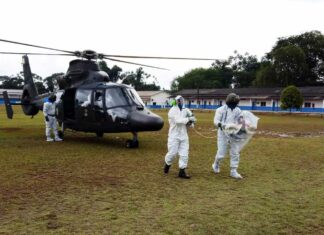 Exército realiza evacuação aeromédica de criança indígena com quadro clínico de COVID-19