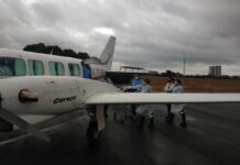 Corpo de Bombeiros e SAMU transportam bebê de 7 meses de Bauru para Florianópolis, SC