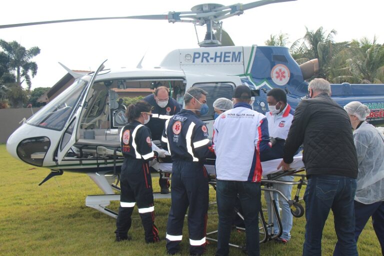 Aeromédico do CONSAMU garante transporte eficiente de pacientes graves no Oeste Paranaense