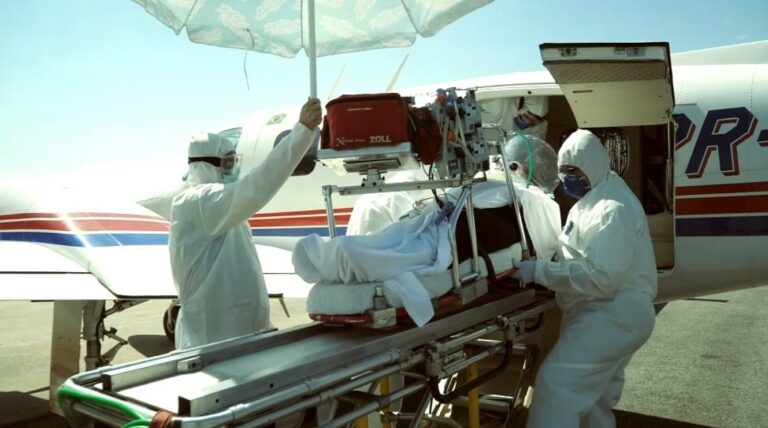 Empresa de Táxi Aéreo passa a usar “bolha de respiração individual” no transporte de paciente com COVID-19