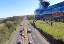 Integração das equipes de resgate possibilita socorro eficiente de vítima de acidente de trânsito na BR-376, PR