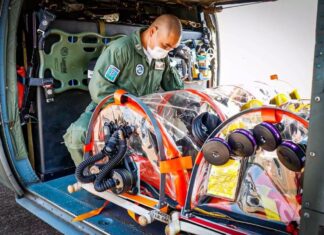 Exercício operacional da FAB terá monitoramento por QR Code e helicóptero equipado com capsula de isolamento