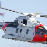Novos helicópteros AW101 iniciam operações de busca e salvamento na Noruega. Foto: Força Aérea.
