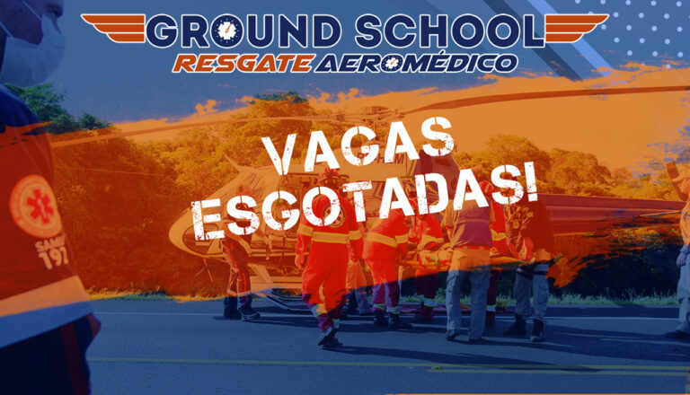 Com vagas esgotadas, Ground School Aeromédico começa no dia 22 de setembro