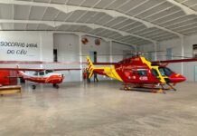 Governo de Goiás inaugura novo hangar do Centro de Operações Aéreas do Corpo de Bombeiros Militar
