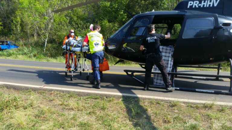Equipes de resgate são acionadas para três atendimentos aeromédicos no mesmo dia, em SC